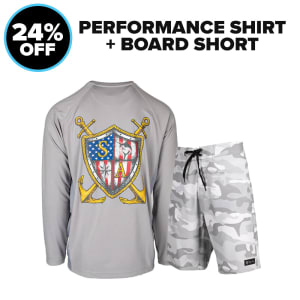 Performance Shirt + Board Short: undefined