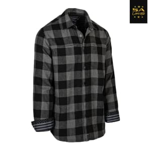 Limited Edition Flannel | Blackout American Flag: undefined