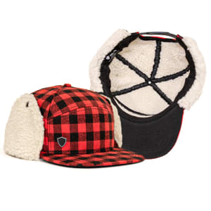 Billed Trapper Hat | Lumberjack Red: undefined