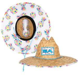 Under Brim Straw Hat | Pineapple Breeze 2.0: undefined