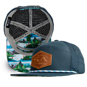 Performance Flat Bill Snapback | Blue | Alpine Digi: undefined