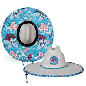 Keys Straw Hat | Hawaiian Surf | White: undefined