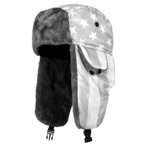 Trapper Hat | Ghost American Flag: undefined