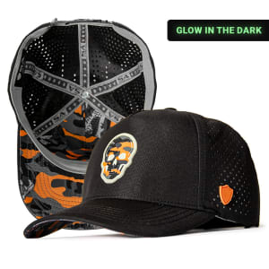 Special Edition Performance Snapback | Skull Orange Military Camo: undefined