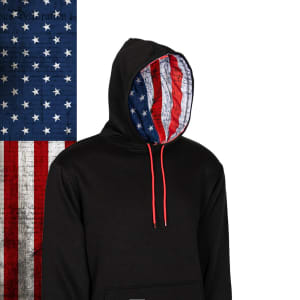 Classic Lined Hoodie | American Flag: undefined