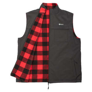 Reversible Vest | Lumberjack Red | Black: undefined