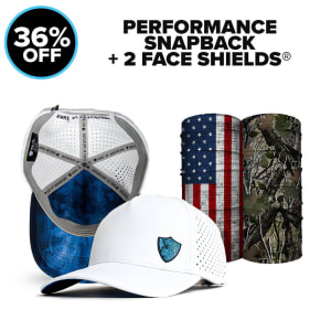 PERFORMANCE SNAPBACKS + 2 FACE SHIELDS®: undefined