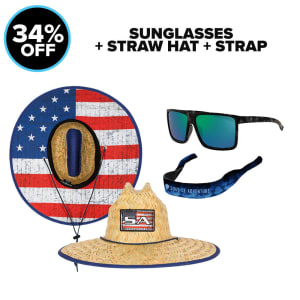 SUNGLASSES + STRAW HAT | + STRAP + BAG: undefined