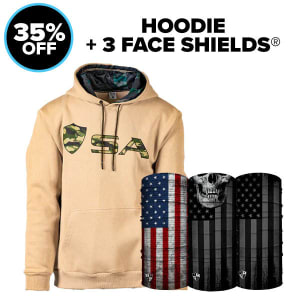 Hoodie + 3 Face Shields®: undefined