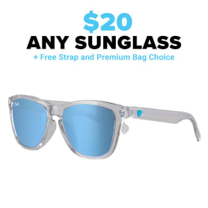 Any Sunglass $20 + Free Strap and Premium Bag Choice: undefined