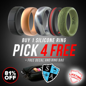 BUY 1 SILICONE RING   PICK 4 FREE: undefined