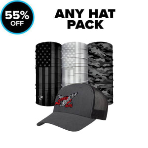 HAT PACK | ANY 1 HAT & 3 FACE SHIELDS ®: undefined