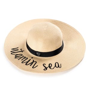 Floppy Straw Hat | Vitamin Sea: undefined