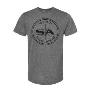 Graphic Tee | SA Tonal Circle | Heather Charcoal: undefined