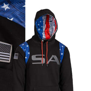 Honor Lined Hoodie | American Flag | SA: undefined