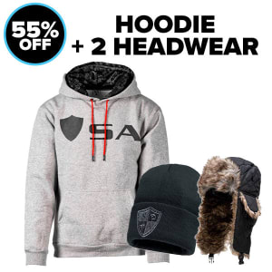 HOODIE + 2 HEADWEAR: undefined