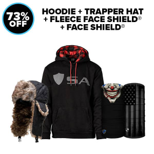 HOODIE + TRAPPER + FACE SHIELD® + FLEECE SHIELD®: undefined