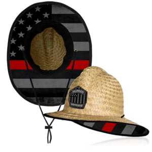 Ladder Hat in Thin Red Line Flag: undefined