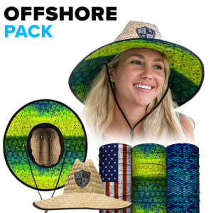 STRAW HAT PACK: 1 HAT & 3 FACE SHIELDS™ | PICK YOUR PACK: undefined