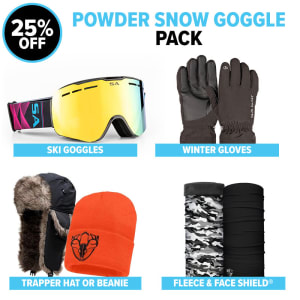 Powder Ski Goggle Pack: undefined