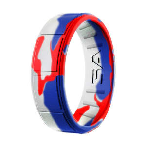 Silicone Ring | Gear | USA Camo: undefined