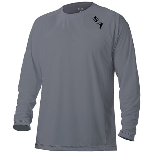 Performance Long Sleeve Shirt | Grey | SA Logo: undefined