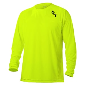 Performance Long Sleeve Shirt | Safety Yellow | SA Logo: undefined