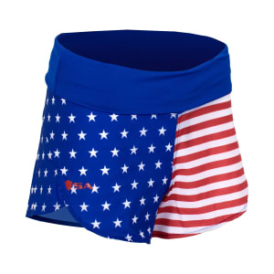 Girls Active Short | Stars and Pinstripes: undefined