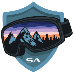 SA Co. Decal | Ski Goggles Shield: undefined