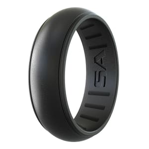 Silicone Ring | Bevel | Black: undefined