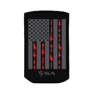 Drink Cooler | Blk | Red/Blk Fins & Stripe: undefined