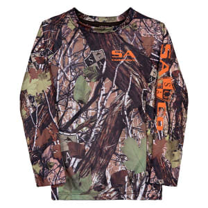 Kids Performance Long Sleeve Shirt | Dregs Forest Camo: undefined