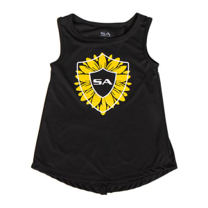 Girls Tie Tank | Black | Sunflower: undefined