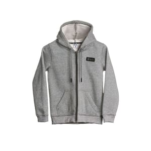 Kids Full Zip Hoodie | Light Heather Grey: undefined