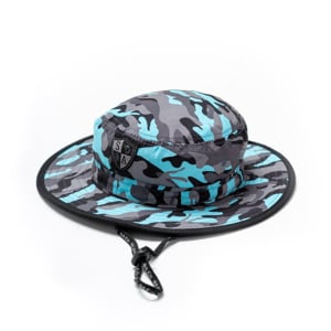 Kids Bucket Hat | Aqua Military Camo: undefined