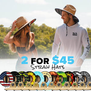 Straw Hats | 2 For $45: undefined