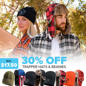 30% OFF TRAPPER HATS AND BEANIES: undefined