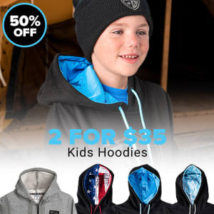 2 FOR $35 KIDS HOODIES: undefined