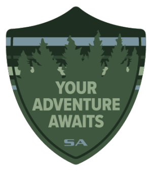 SA Co. Decal | Your Adventure Awaits Shield: undefined