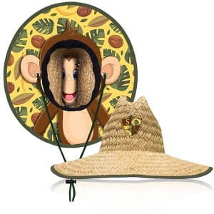 Kids Under Brim Straw Hat | Monkey: undefined