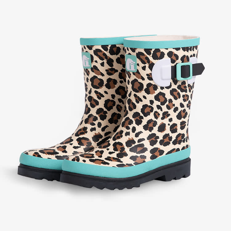Womens leopard print rain boots cheap