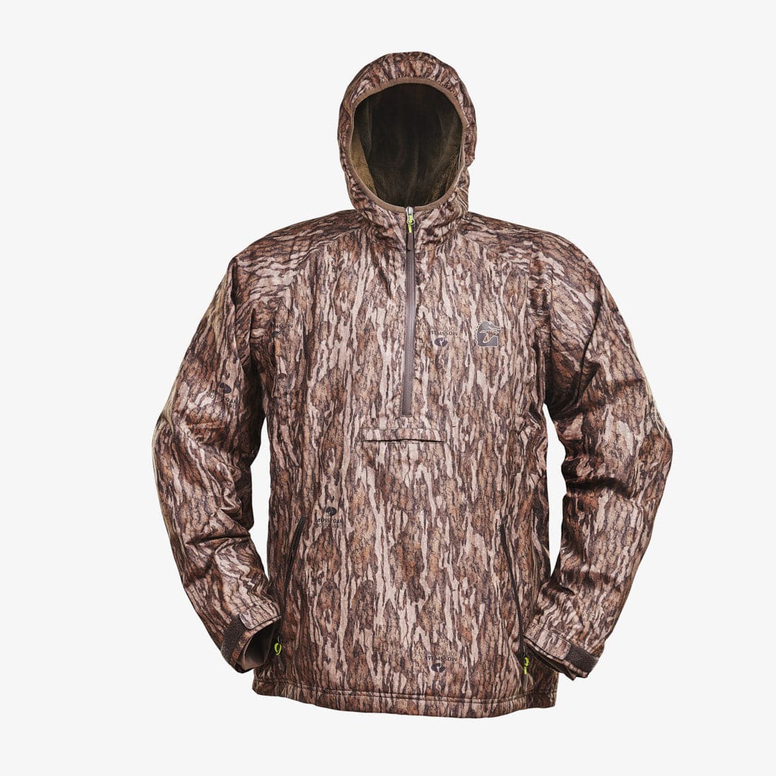 Waterproof 1 2 Zip Bog Hoodie Mens Mossy Oak Bottomland by Gator Waders SA Company