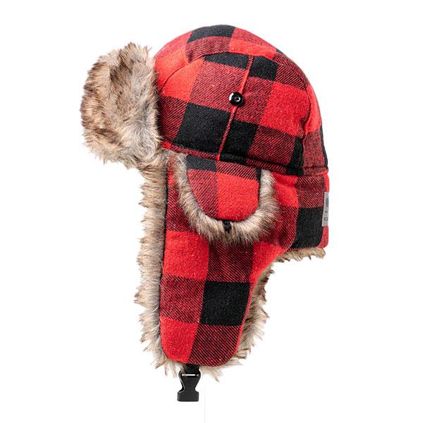 Kids Trapper Hat Lumberjack Red SA Company