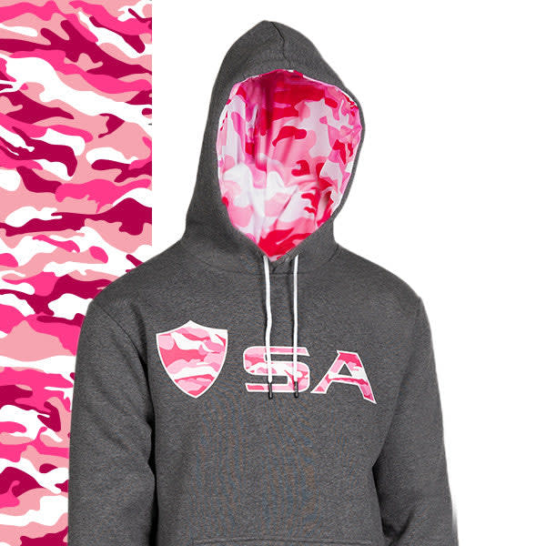 Pink camo hoodie clearance