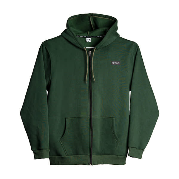 Full Zip Hoodie Forest Green Adult SA Company